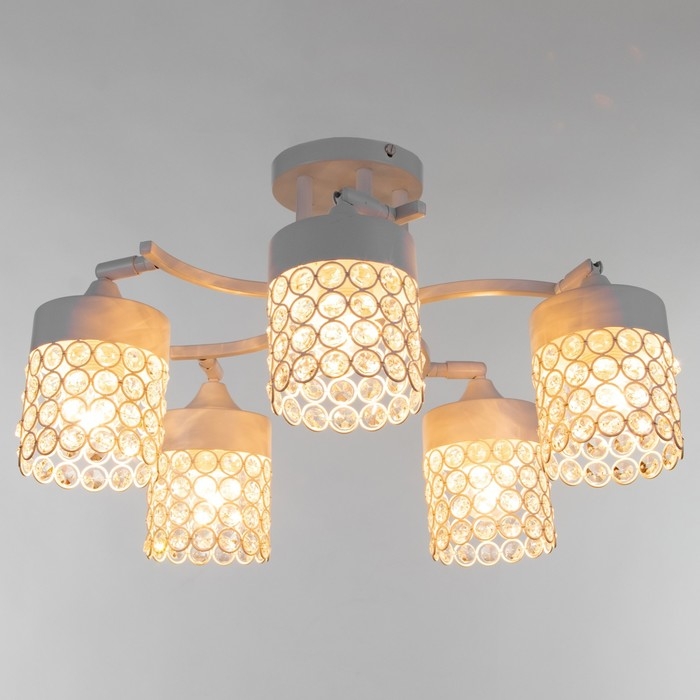 Люстра ГАЛЛОП Люстра ГАЛЛОП "Лика" 5х60Вт Е27 белый