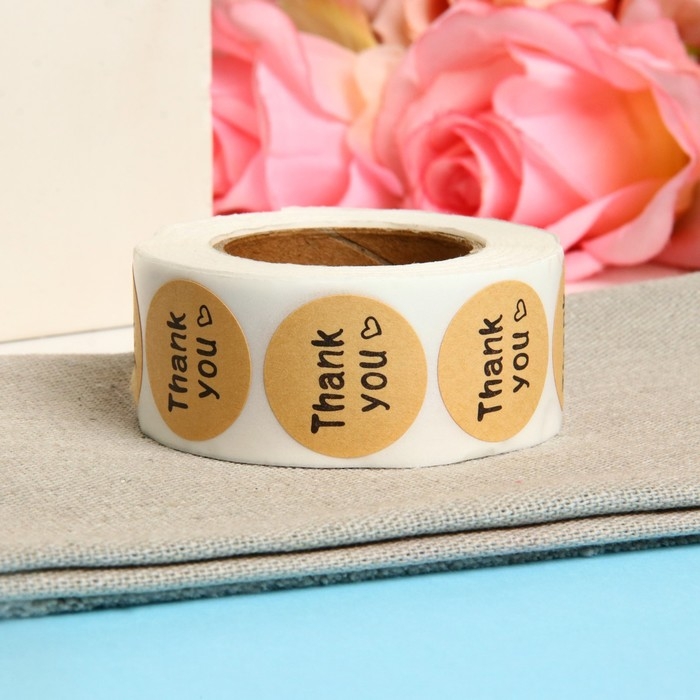 Новый год. Наклейки в рулоне Новый год. Наклейки в рулоне "Love", 500 шт, 2,5 х 2,5 см