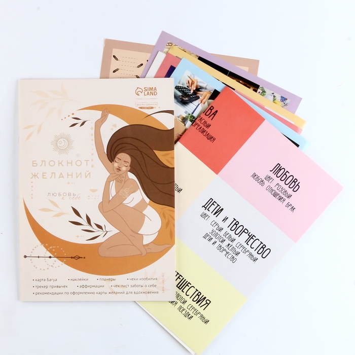 Карта желаний своими руками «Любовь к себе», набор для творчества.