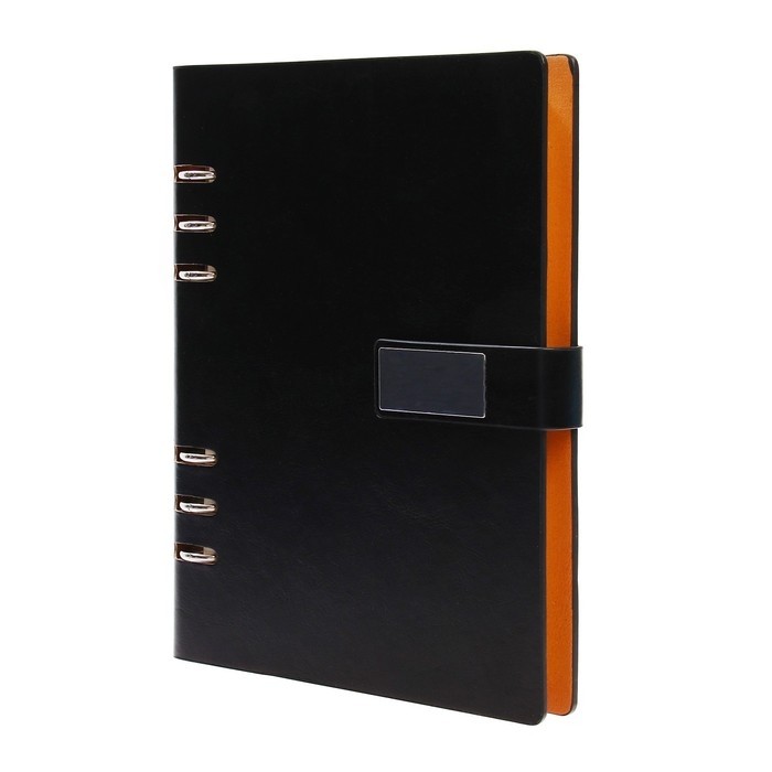 Органайзер на кольцах, обложка ПВХ, А5, 140 листов в клетку, с хлястиком, МИКС Органайзер на кольцах, обложка ПВХ, А5, 140 листов в клетку, с хлястиком, МИКС