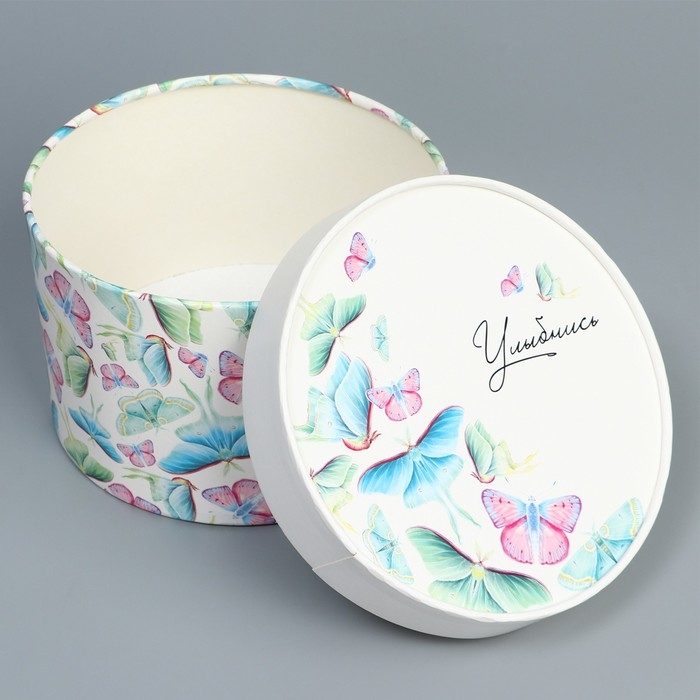 Коробка подарочная, упаковка, «Улыбнись», 16 х 10 см Коробка подарочная, упаковка, «Улыбнись», 16 х 10 см