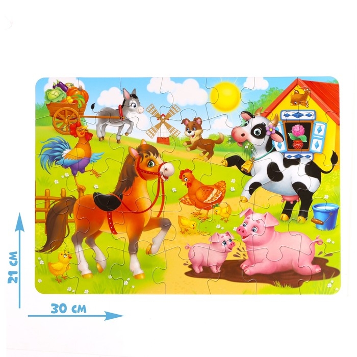 Пазл «Лето на ферме», 35 деталей Пазл «Лето на ферме», 35 деталей