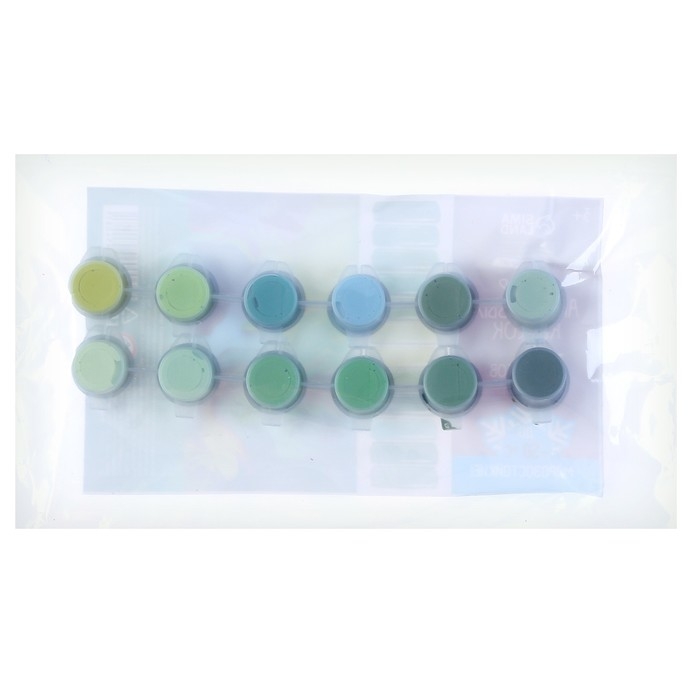 Набор акриловых красок «Свежесть», 12 цветов Набор акриловых красок «Свежесть», 12 цветов