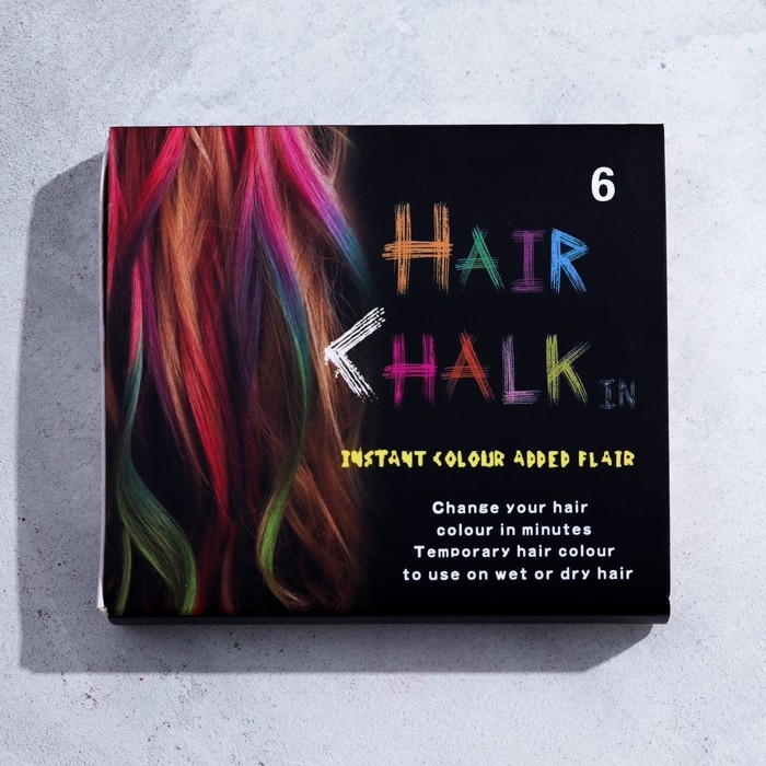 Мелки для волос, 6 шт Мелки для волос, 6 шт