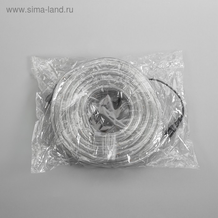 Световой шнур Luazon Lighting 10 мм, IP65, 20 м, 24 LED/м, 220 В, 8 режимов, свечение зелёное Световой шнур Luazon Lighting 10 мм, IP65, 20 м, 24 LED/м, 220 В, 8 режимов, свечение зелёное