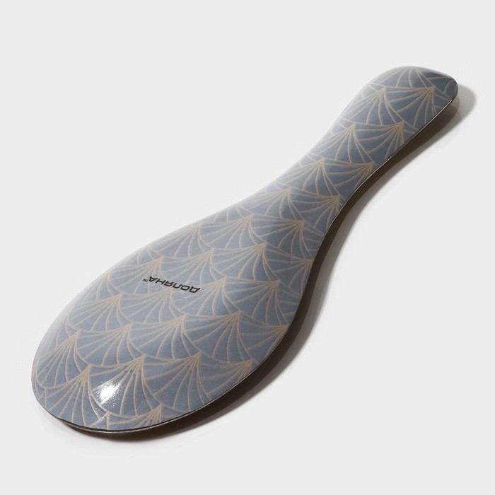 Подставка стеклянная под ложку Доляна «Золотое перо», 23,5×8,3 см Подставка стеклянная под ложку Доляна «Золотое перо», 23,5×8,3 см