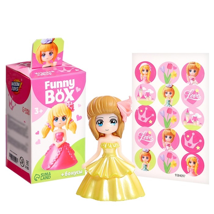 Игровой набор Funny box, принцессы, МИКС Игровой набор Funny box, принцессы, МИКС