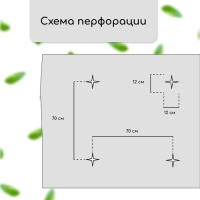 Материал мульчирующий, с перфорацией, 5 × 1,6 м, плотность 80 г/м², спанбонд с УФ-стабилизатором, чёрный, Greengo, Эконом 30%