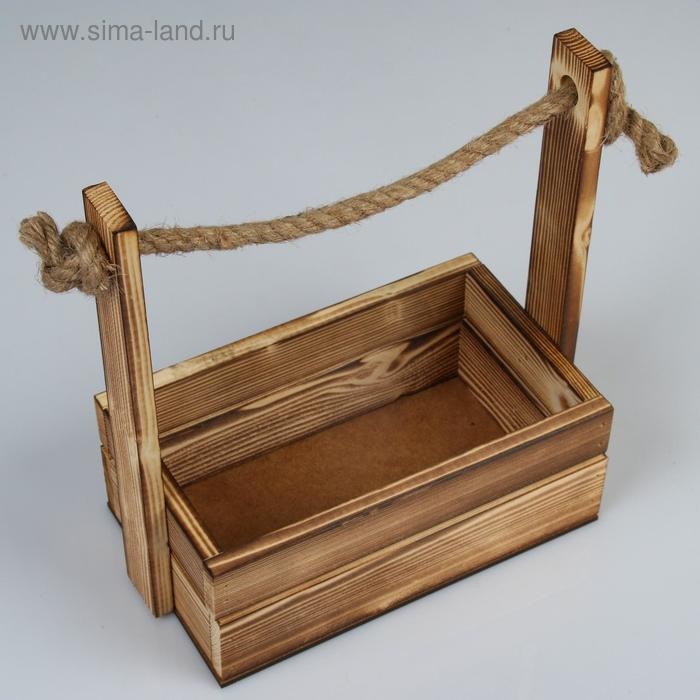 Набор кашпо деревянных 3 в 1 (30.5×18.5×35; 25.5×15×30; 20×12×23)  Набор кашпо деревянных 3 в 1 (30.5×18.5×35; 25.5×15×30; 20×12×23) "Аром", обожженный