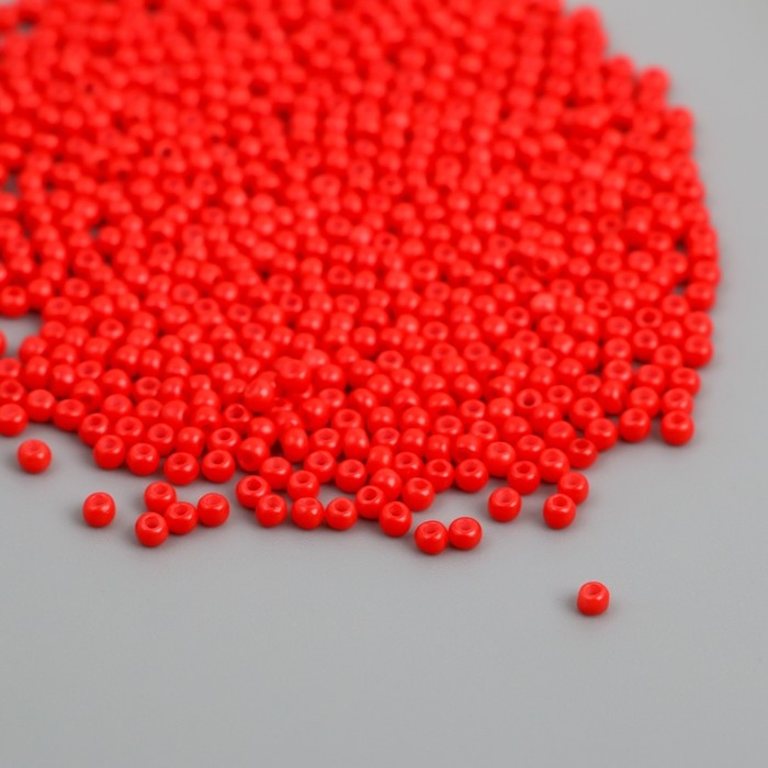 Бисер стекло 12/0  Бисер стекло 12/0 "Розовый неон" ровный №675 450 гр