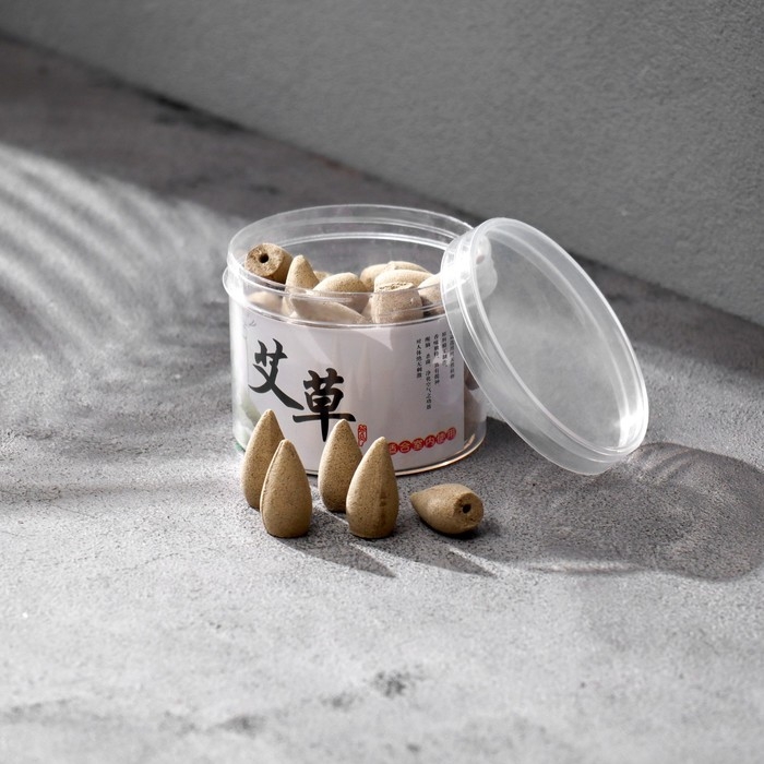 Благовония конусные Благовония конусные "Аромат полыни", пуля, 40 капсул, стелющийся дым