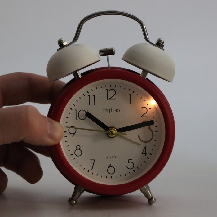 Будильник, плавный ход, d-8 см Будильник, плавный ход, d-8 см