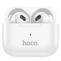 Наушники беспроводные Hoco EW30, TWS, вкладыши, Bluetooth 5.3, 30/300 мАч, белые
