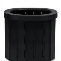 Туалет складной туристический Maclay, комплект: 15 мешков, 12 пакетов абсорбента