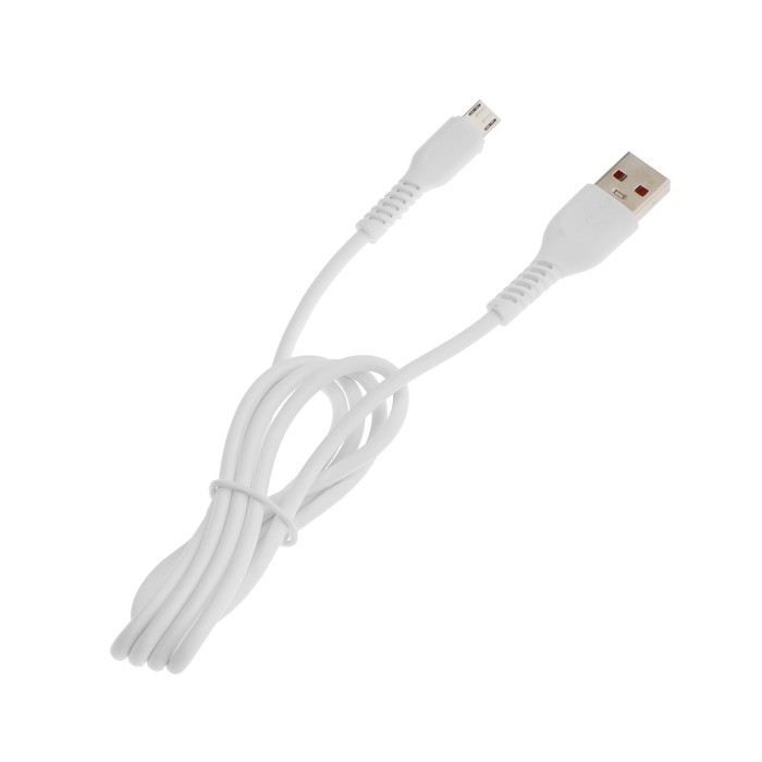 Кабель ONE DEPOT S08WM, microUSB - USB, 2.4 А, 1 метр, белый Кабель ONE DEPOT S08WM, microUSB - USB, 2.4 А, 1 метр, белый