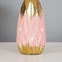 Лампа настольная &laquo;Андреа&raquo; 1&times;40 Вт Е14 розовый/золото 24&times;24&times;40 см