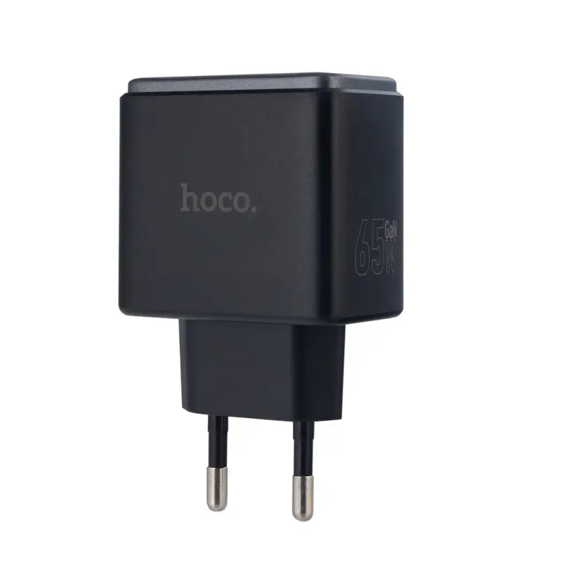 Сетевое зарядное устройство с кабелем Type-C на Type-C PD65W C159A HOCO черное