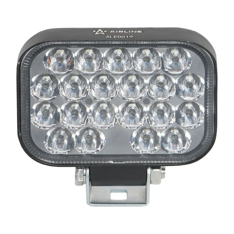 Фара светодиодная прямоугольная, 21 LED рассеяный свет 21W, (108х80х35) 12/24V