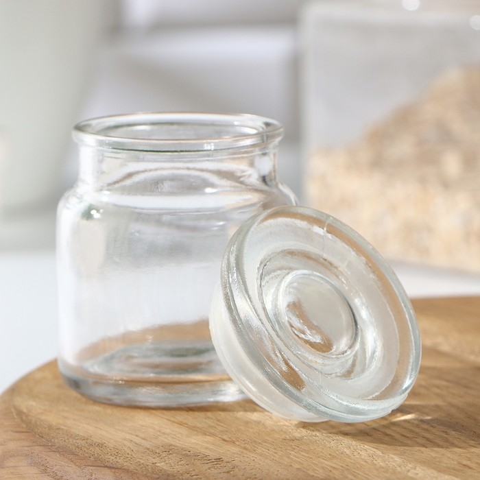 Баночка стеклянная для специй «Вкус жизни», 100 мл, 6×6,5 см