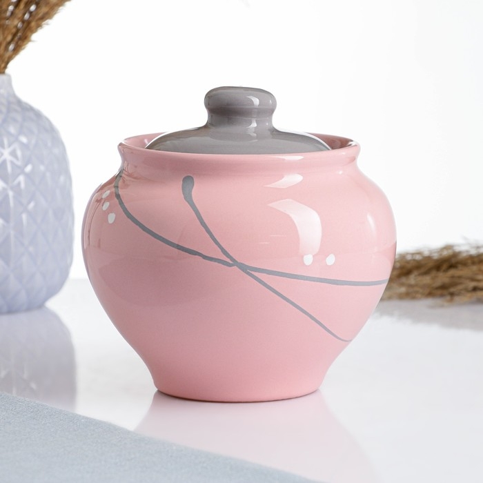 Горшок для запекания  Горшок для запекания "Русский" 0,85л / 14х14см, зефир