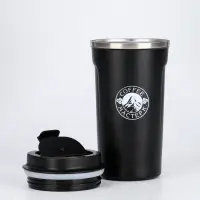 Термокружка Мастер К Original Coffee, 500 мл, сохраняет тепло 10 ч, нержавеющая сталь, чёрная