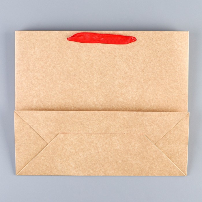 Пакет подарочный новогодний крафтовый с пластиковым окном «Happiness», 31 х 26 х 11 см Пакет подарочный новогодний крафтовый с пластиковым окном «Happiness», 31 х 26 х 11 см