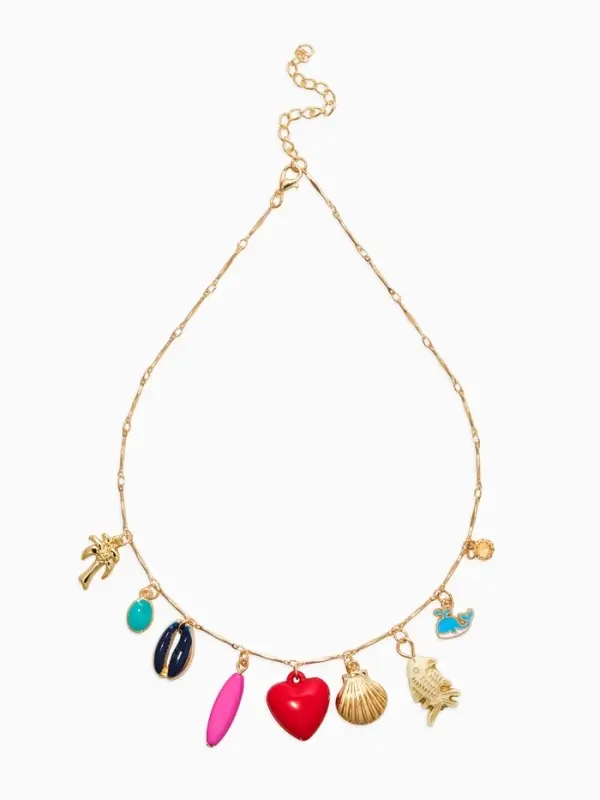 Колье &laquo;Море любви&raquo;, L=40 см, цветное в золоте