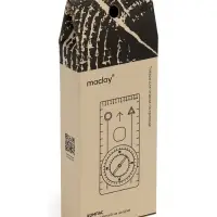 Компас туристический maclay, с линейкой, лупой, шнуром