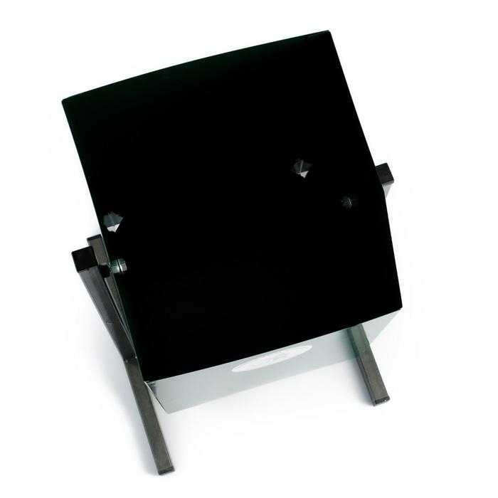 Урна уличная Урна уличная "Квадрат" 22 л, зеленая, бак 0,5 мм, 50 х 31 х 31 см