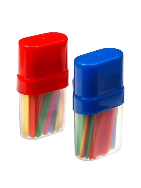 Счетные палочки 50 штук в пенале Calligrata, МИКС