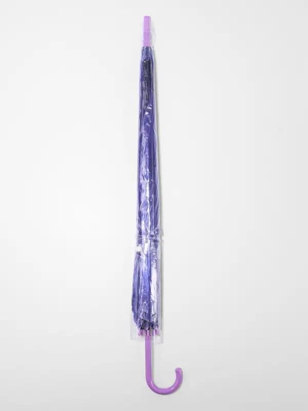 Зонт - трость полуавтоматический, 8 спиц, R=46/55 см, d=92 см, МИКС