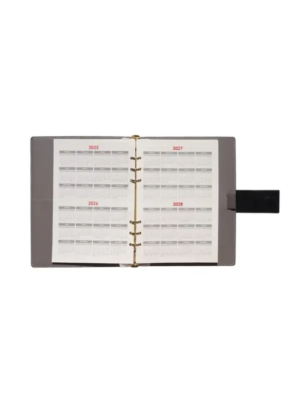 Органайзер на кольцах, А5, с хлястиком, 80л, линия, к/зам, Черный Органайзер на кольцах, А5, с хлястиком, 80л, линия, к/зам, Черный