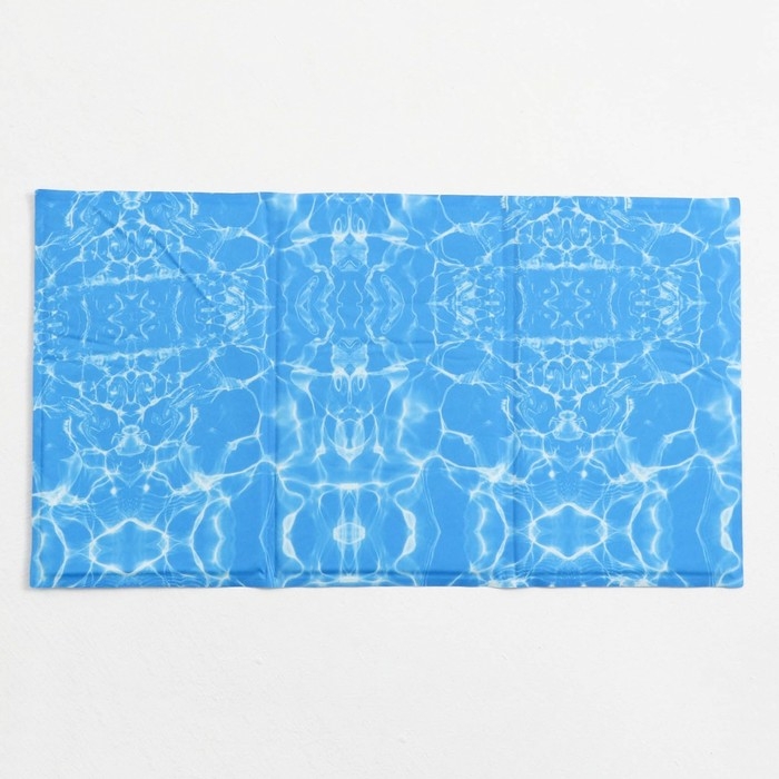 Коврик охлаждающий (гель), 90 х 50 см, волны Коврик охлаждающий (гель), 90 х 50 см, волны