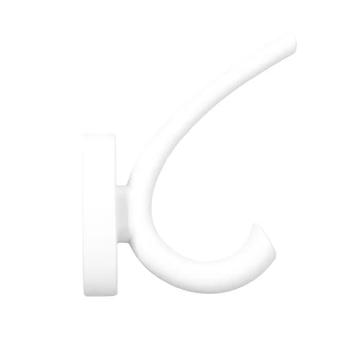 Крючок мебельный CAPPIO USUAL, двухрожковый, цвет белый