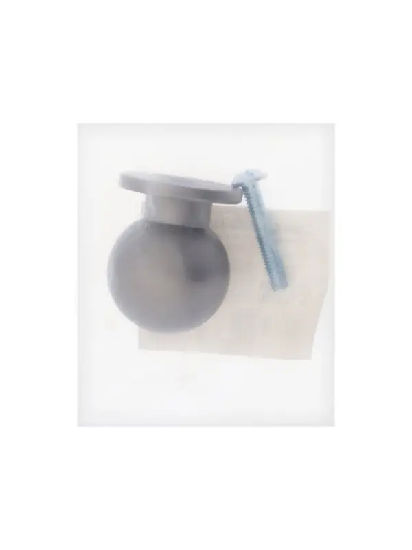 Ручка-кнопка CAPPIO RK146, d=25 мм, цвет графит, 8 шт.