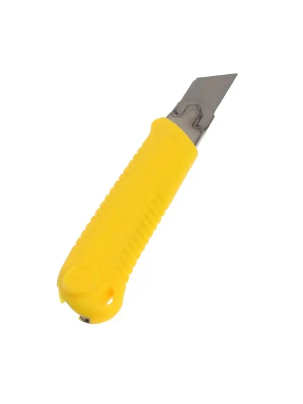 Нож универсальный ТУНДРА, металлическая направляющая, винтовой фиксатор, 25 мм