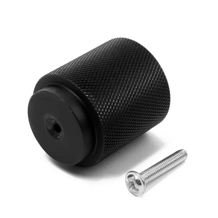 Ручка-кнопка CAPPIO PK330, d=30 мм, цвет черный, 8 шт.