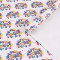 Бумага упаковочная глянцевая &laquo;С Днём рождения&raquo;, 70&times;100 см