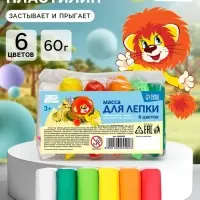 Воздушный пластилин &laquo;Союзмультфильм&raquo;, 6 цветов