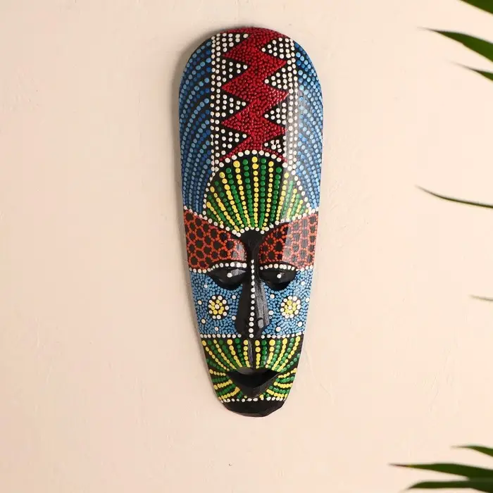 Маска дерево "Бурунг" 32,5х15,5х4 см МИКС