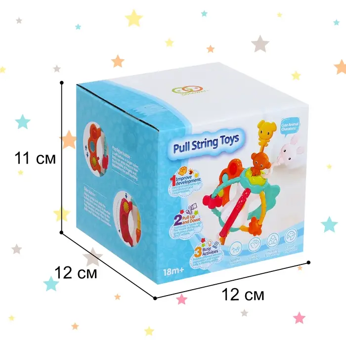 Развивающая игрушка &laquo;Весёлые зверята&raquo;, с тактильными резиночками