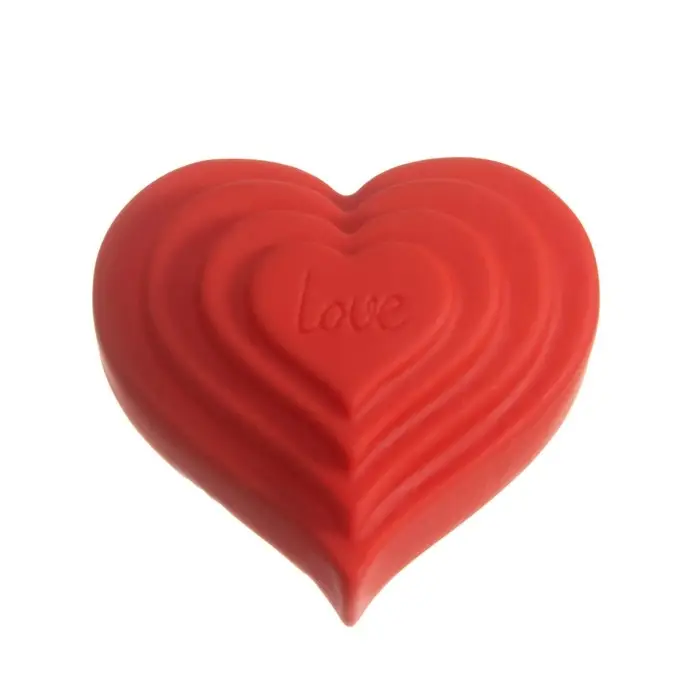 Ночник "Большое сердце" 2Вт LED красный 3,5х6,5х6см