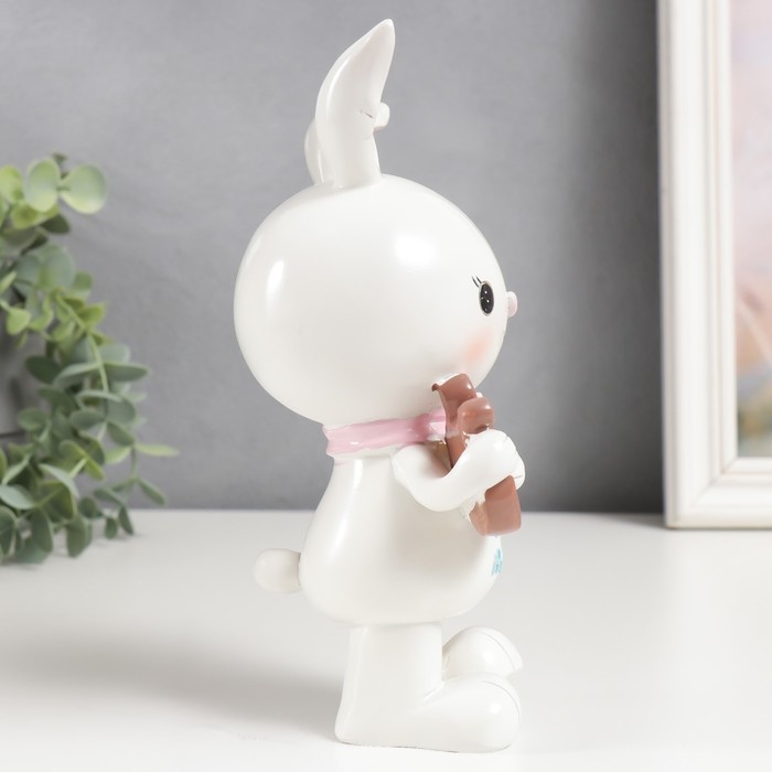 Сувенир полистоун Сувенир полистоун "Зайчик музыкант" МИКС 7,5х10х10,5 см