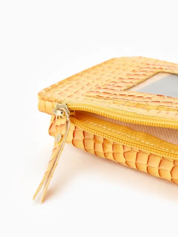 Сумка на магните, с длинным ремнём, 10&times;2.5&times;20 см, жёлтая