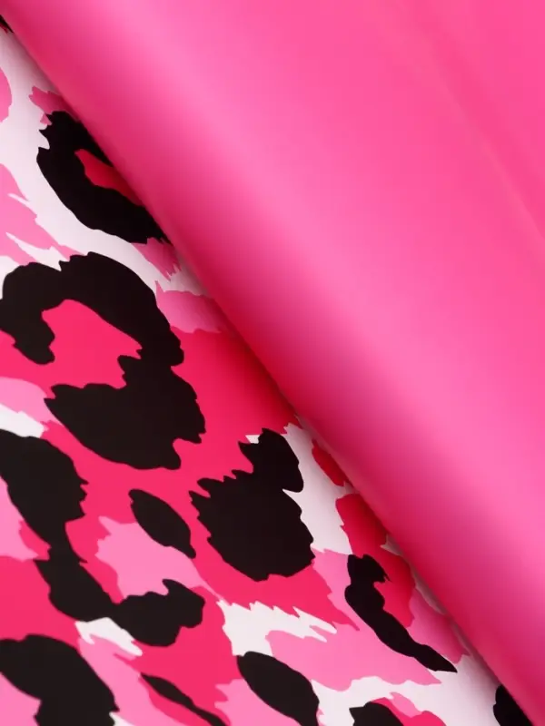 Пленка для цветов, "Эклер", бело-розовый, 57х57 см