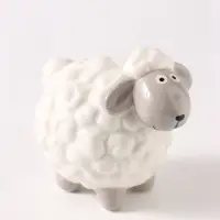 Фигурка керамическая &laquo;Овечка с серой мордочкой&raquo;, 8.2 см