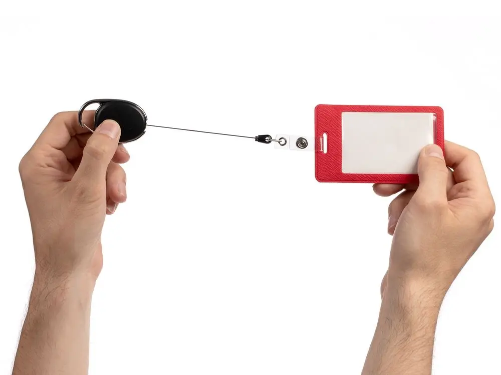 Ретрактор Access New с карабином, черный Ретрактор Access New с карабином, черный