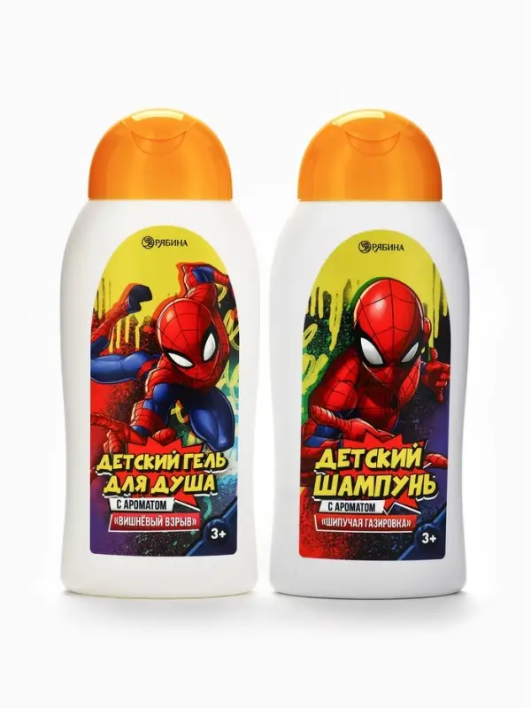 Детский гель для душа, аромат: вишневый взрыв, 300 мл, Супергерой
