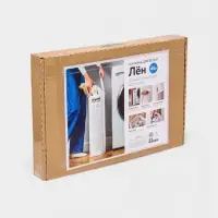 Плетёная корзина для белья с крышкой "Лён" 45л 43×20×60см, цвет белый Плетёная корзина для белья с крышкой "Лён" 45л 43×20×60см, цвет белый