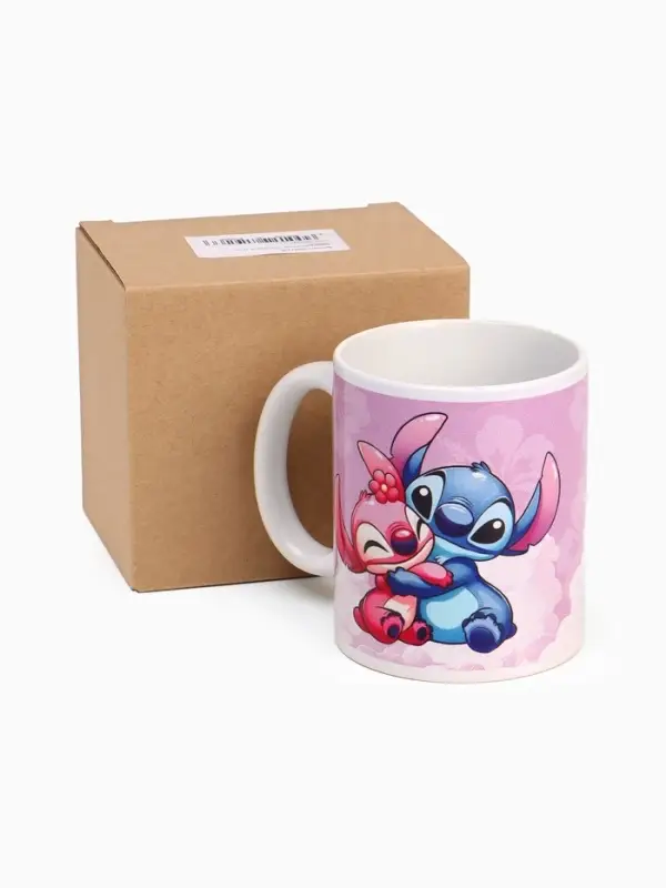 Кружка керамическая в коробке «Стич и Ангел», 320 мл Кружка керамическая в коробке «Стич и Ангел», 320 мл